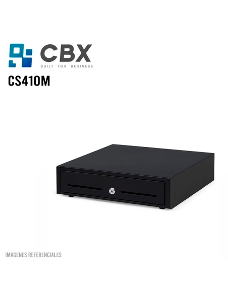 GAVETA DE DINERO CBX ( CS410M ) 5 BILLETES/ 8 MONEDAS | RJ11 | NEGRO
