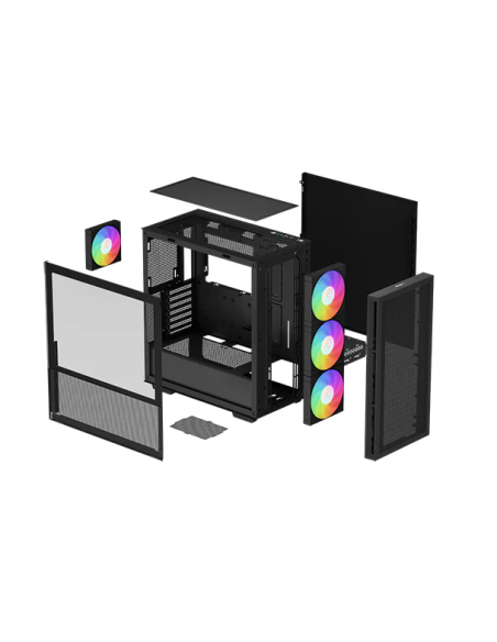 CASE DEEPCOOL CH560 BK V.TEMPLADO S/FUENTE ( R-CH560-BKAPE4-G-1 )