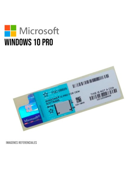 LICENCIA MICROSOFT WINDOWS 10 LICENCIA MICROSOFT WINDOWS 10