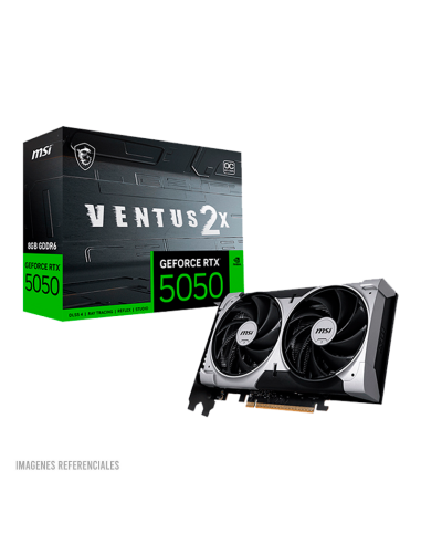 TARJETA DE VIDEO MSI RTX 5050 VENTUS 2X OC 8GB...