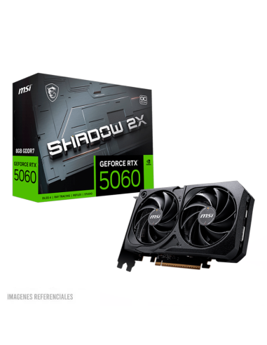TARJETA DE VIDEO MSI RTX 5060 8GB GDDR7 SHADOW...