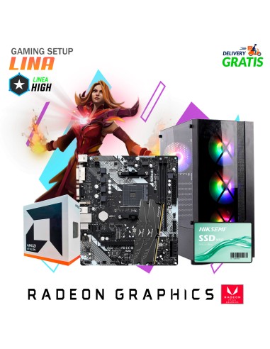 COMPUTADORA LINA AMD ATHLON 3000G 16GB 480GB SSD