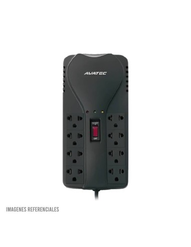 ESTABILIZADOR AVATEC 8 TOMAS ( AVA-1200UB )...