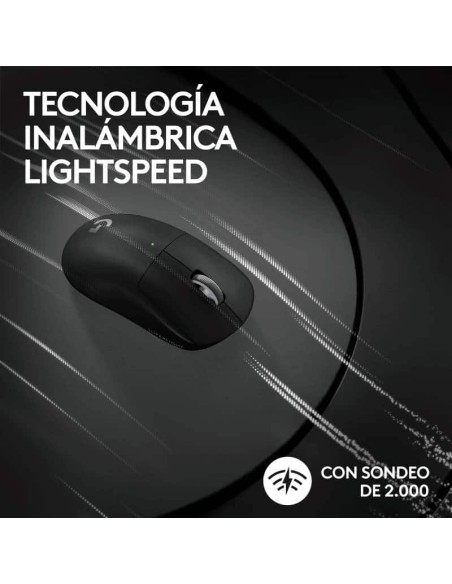 MOUSE LOGITECH PRO X SUPERLIGHT 2 (910-006629) WIRELESS| HERO 2| BLACK