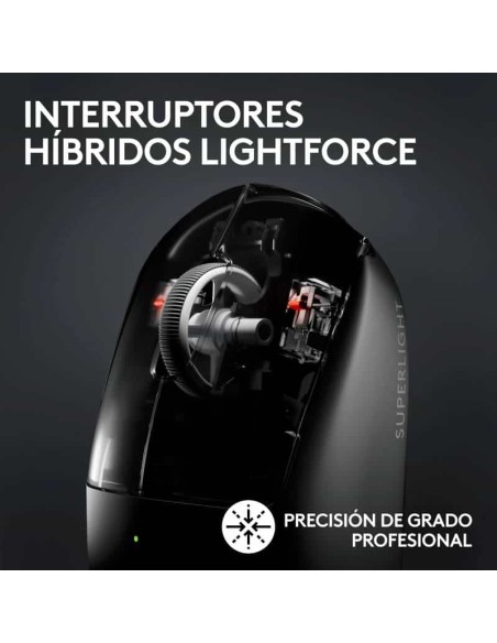 MOUSE GAMER LOGITECH PRO X SUPERLIGHT 2 ( 910-006629 ) WIRELESS | HERO 2 | BLACK