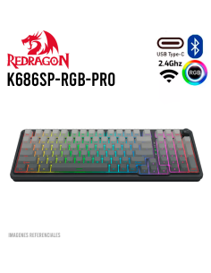 TECLADO GAMER REDRAGON EISA PRO (K686SP-RGB-PRO) SWITCH...