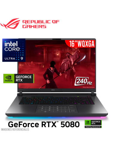 LAPTOP GAMER ASUS ROG STRIX G615LW-AS96 ULTRA 9-275HX 32GB 1TB SSD GEFORCE RTX 5080 16GB 16 WQXGA 240HZ WINDOWS 11