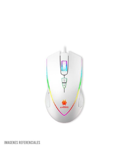 KIT GAMER ANTRYX GC-5100 TECLADO + MOUSE (AGC-5100WRE-SP) WHITE | SWITCH RED | LED-RAINBOW