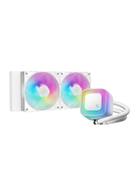 SISTEMA DE ENFRIAMIENTO LIQUIDO DEEPCOOL LE240 V2 ( R-LE240-WHAMMN-G-2 ) LED-ARGB