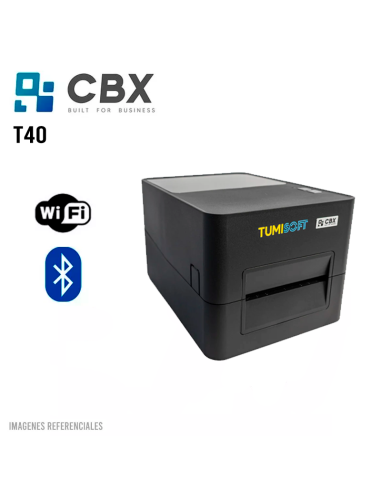 IMPRESORA TICKETERA TERMICA CBX T40 64 RAM 128ROM | USB-ETHERNET|NEGRO