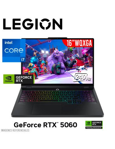 LAPTOP GAMER LENOVO LEGION PRO 16IRX10 I7-14650HX 16GB 1TB SSD GEFORCE RTX 5060 8GB 16 WQXGA 240HZ WINDOWS 11 (83NN0039US)