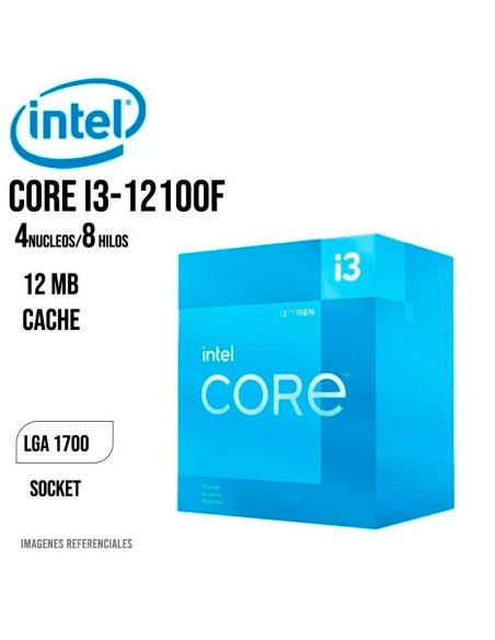 COMPUTADORA GAMER YORU INTEL I3-12100F 16GB 500GB T. VIDEO RX 560 4GB + 23.8 FHD + KIT RAPTOR