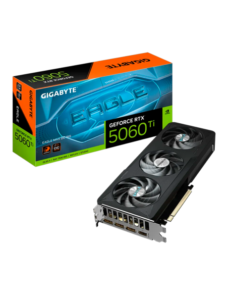 TARJETA DE VIDEO GIGABYTE GEFORTE RTX 5060 TI 16GB EAGLE MAX OC (GV-N506TEAGLEMAX OC-16GD) GDDR7|128 BIT