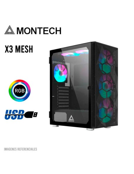 COMPUTADORA GAMER GHOSTWIRE RYZEN 7-5700X 16GB 1TB SSD GEFORCE RTX 3050 6GB + 23.8 FHD 144HZ + KIT RAPTOR