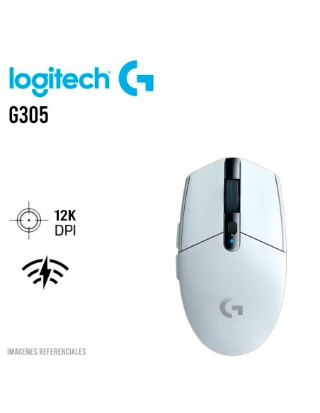 MOUSE GAMER LOGITECH G305 LIGHTSPEED (910-005289) WIRELESS | WHITE