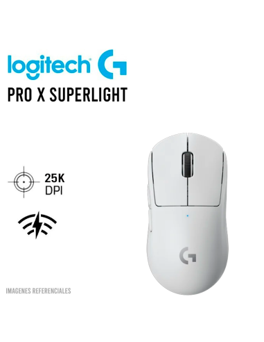 MOUSE GAMER LOGITECH G PRO X SUPERLIGHT WHITE...