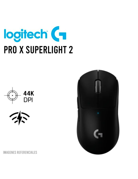 MOUSE LOGITECH PRO X SUPERLIGHT 2 (910-006629) WIRELESS| HERO 2| BLACK