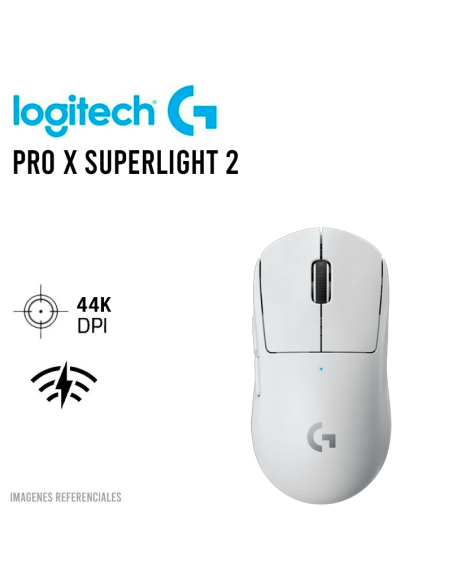 MOUSE LOGITECH PRO X SUPERLIGHT 2 (910-006637) WIRELESS| HERO 2| WHITE