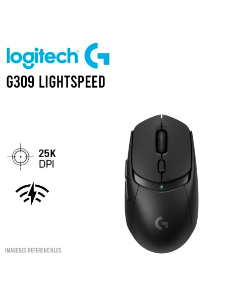 MOUSE GAMER LOGITECH G309 LIGHTSPEED ( 910-007197 ) WIRELESS - BT | SENSOR HERO 25K