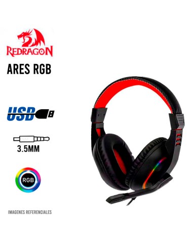 AUDIFONO GAMER REDRAGON ARES