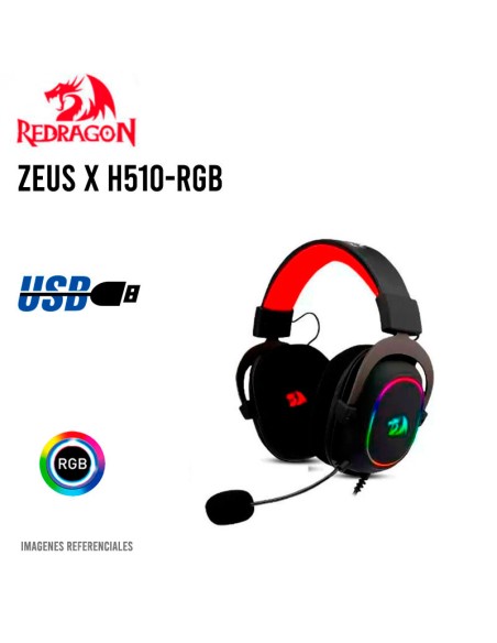 AUDIFONO GAMER REDRAGON ZEUS