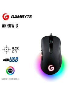 MOUSE GAMBYTE ARROW G (GI-ARROWG) GAMING | LED-RGB