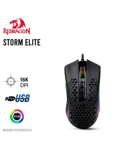 MOUSE GAMER REDRAGON STORM ELITE ( M988-RGB )...