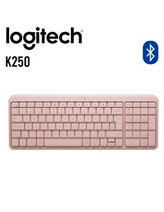 TECLADO LOGITECH K250 ROSA SP (920-013447)BLUETOOTH