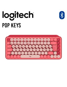 TECLADO LOGITECH POP KEYS MULTI-DEVICE CORAL ROSE...