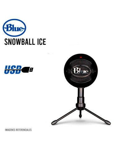 MICROFONO BLUE NEGRO SNOWBALL