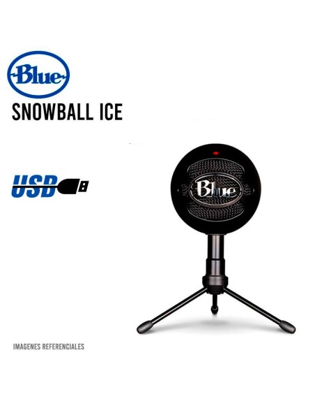 MICROFONO BLUE NEGRO SNOWBALL