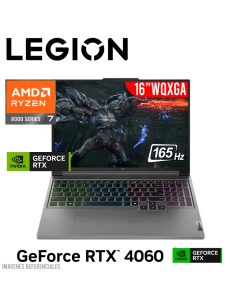 LAPTOP GAMER LENOVO LEGION SLIM 5 16AHP9 RYZEN 7-8845HS...