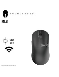 MOUSE GAMER THUNDEROBOT ( ML8 NEGRO ) WIRELESS  CON...