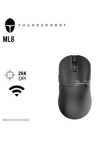 MOUSE GAMER THUNDEROBOT ( ML8 NEGRO ) WIRELESS...