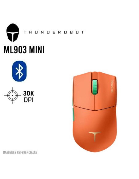 MOUSE GAMER THUNDEROBOT ( ML903 MINI ) INALAMBRICO | SENSOR PAW 3950 PRO | 30K DPI