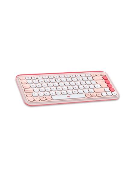 TECLADO LOGITECH + MOUSE POP ICON SP BLUETOOTH|WIRELESS|COPILOT|ROSA (920-013053)