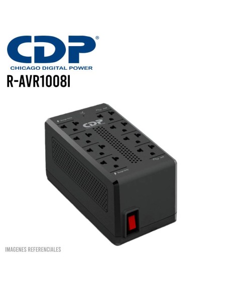 ESTABILIZADOR CDP 8 TOMAS ( R-AVR1008I ) 900VA/450W