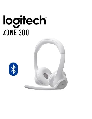 AUDIFONO LOGITECH ZONE 300 WHITE ( 981-001416 )...