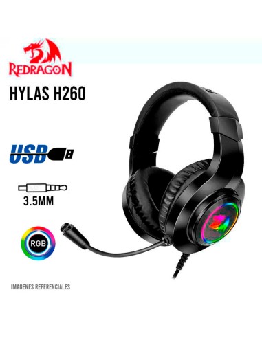 AUDIFONO GAMER REDRAGON HYLAS
