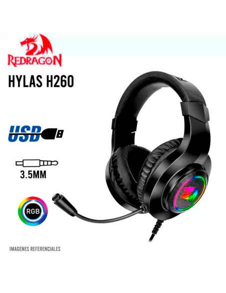 AUDIFONO GAMER REDRAGON HYLAS