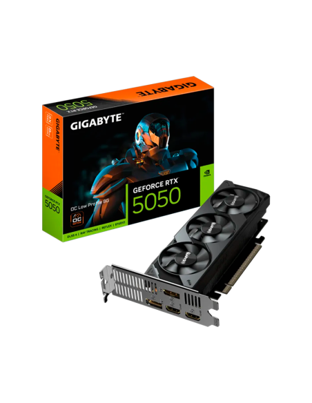 TARJETA DE VIDEO GIGABYTE RTX5050 8GB LOW PROFILE 128 BIT GDDR6 ( GV-N5050OC-8GL )