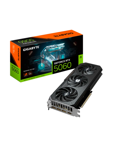 TARJETA DE VIDEO GIGABYTE RTX5060 8GB GAMING OC 128 BIT GDDR7 ( GV-N5060GAMING OC-8GD )