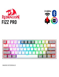 TECLADO GAMER REDRAGON FIZZ PRO ( K616-RGB WG-SP )...