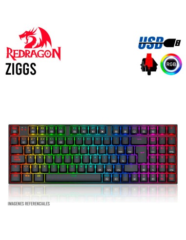 TECLADO GAMER REDRAGON ZIGGS