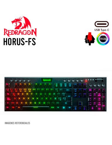 TECLADO GAMER REDRAGON HORUS-FS