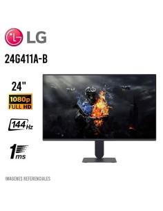 MONITOR GAMER LG 24" ULTRAGEAR ( 24G411A-B ) PANEL IPS |...