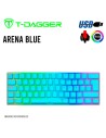 TECLADO T-DAGGER ARENA BLUE