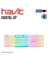 TECLADO HAVIT KB876L-SP WHITE