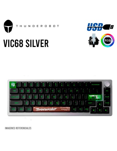 TECLADO GAMER THUNDEROBOT VIC68