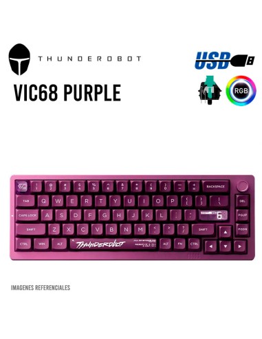 TECLADO GAMER THUNDEROBOT VIC68